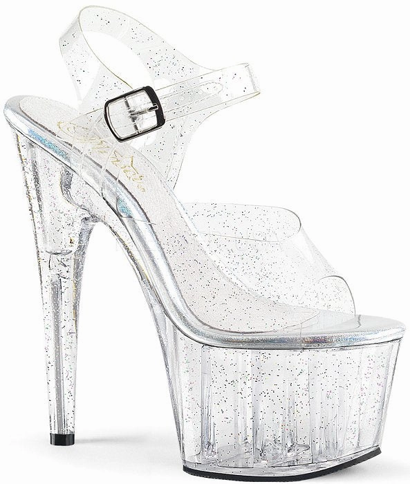 7" Stiletto Glitter Platform (ADORE-708MMG) Heel Boots Ankle