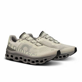 On Running Men's Cloudmonster Sneaker - Ice/Alloy Shoe Sole For Running