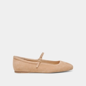 REYES BALLET FLATS BAMBOO SUEDE Suede Flat Shoes