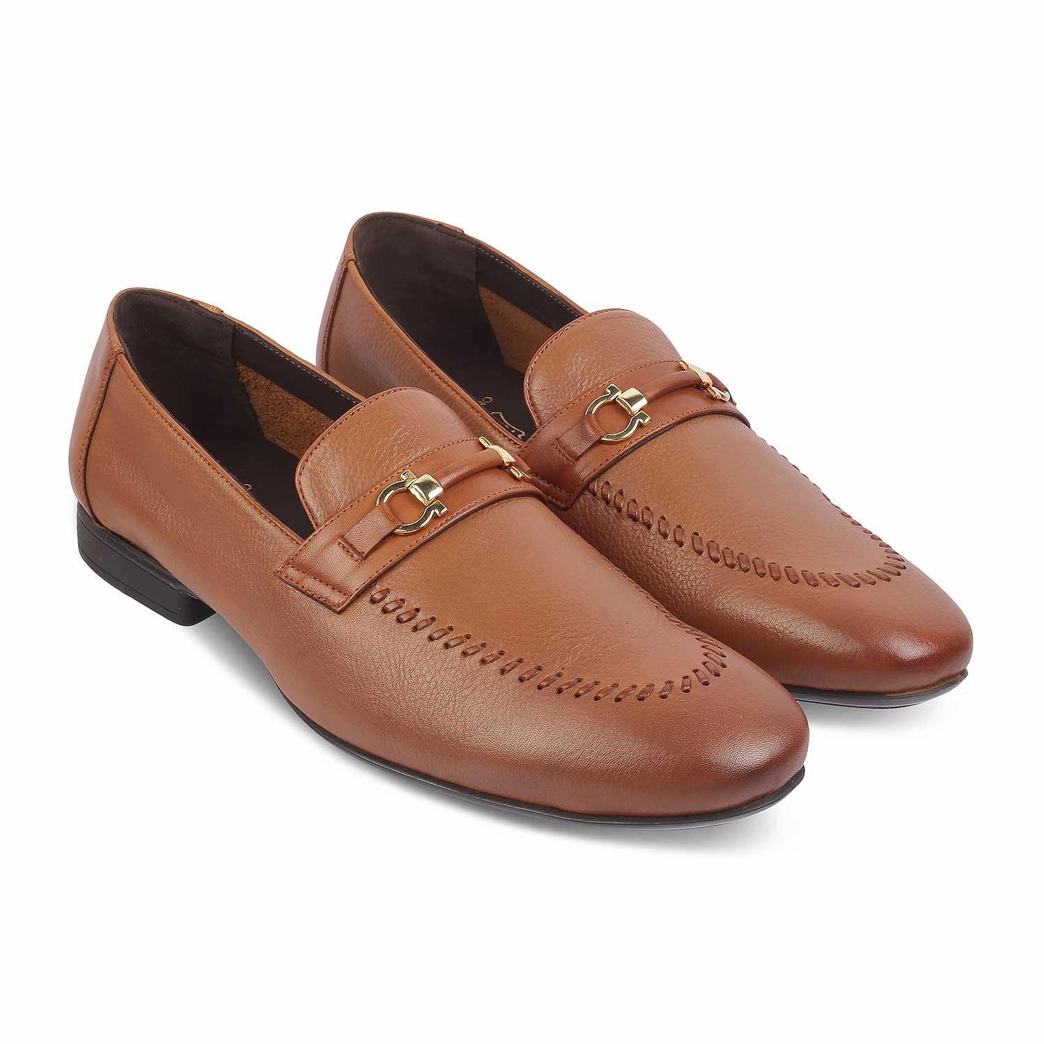 Chloe Loafers The Bologna Tan Men's Leather Loafers Tresmode