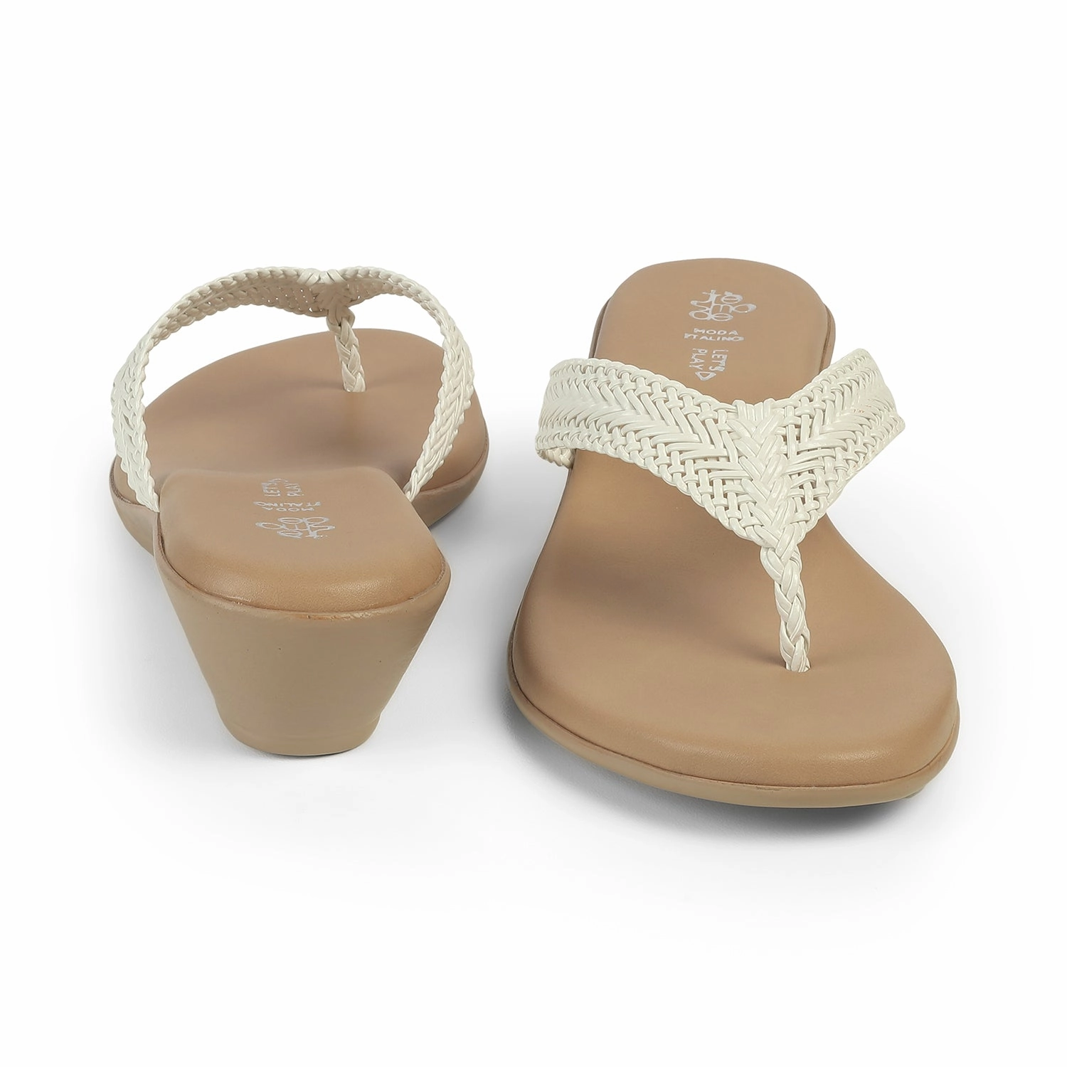 Adjustable Strap Sandals Tresmode Soeve White Women's Dress Sandals