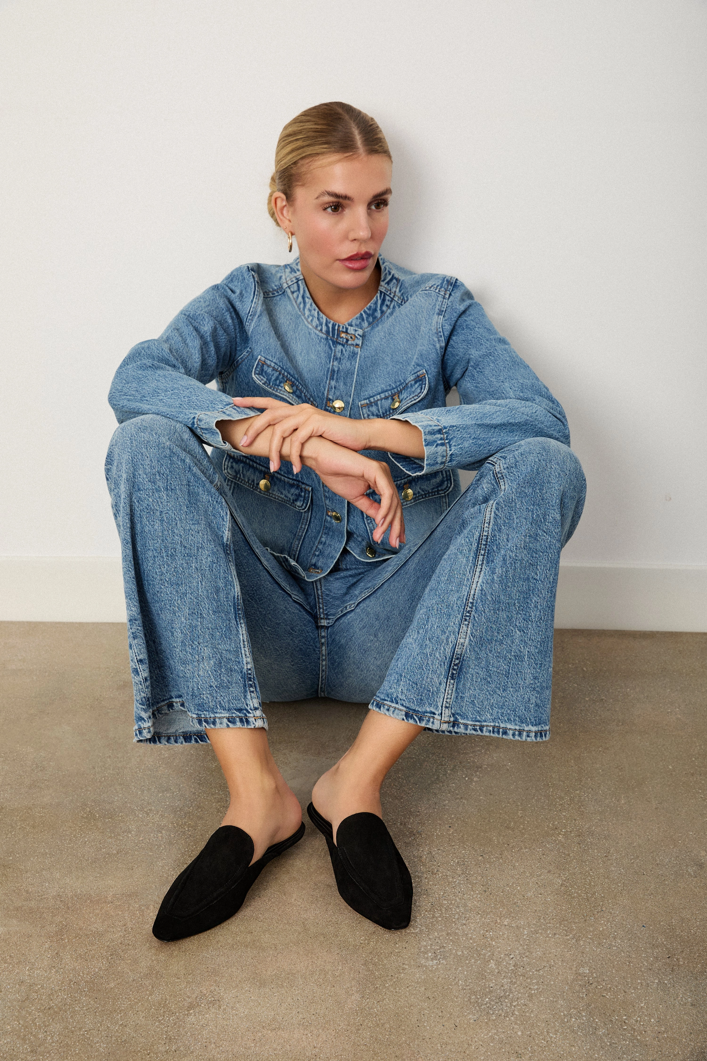 Slide In Sandals Amias Slide - Black