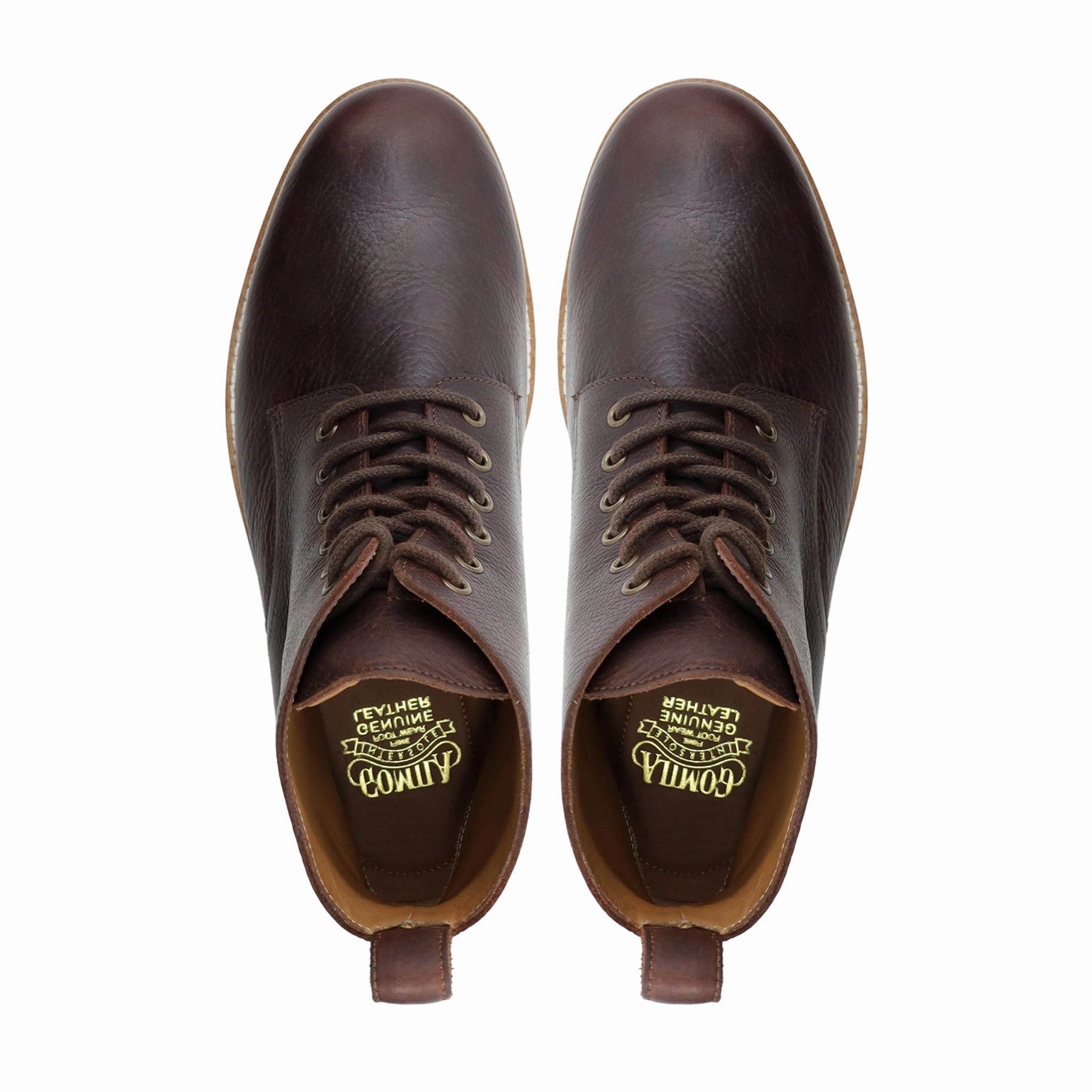 Elsa Boots Ironb - Men's Dark Brown Pebble Grain Leather Boot