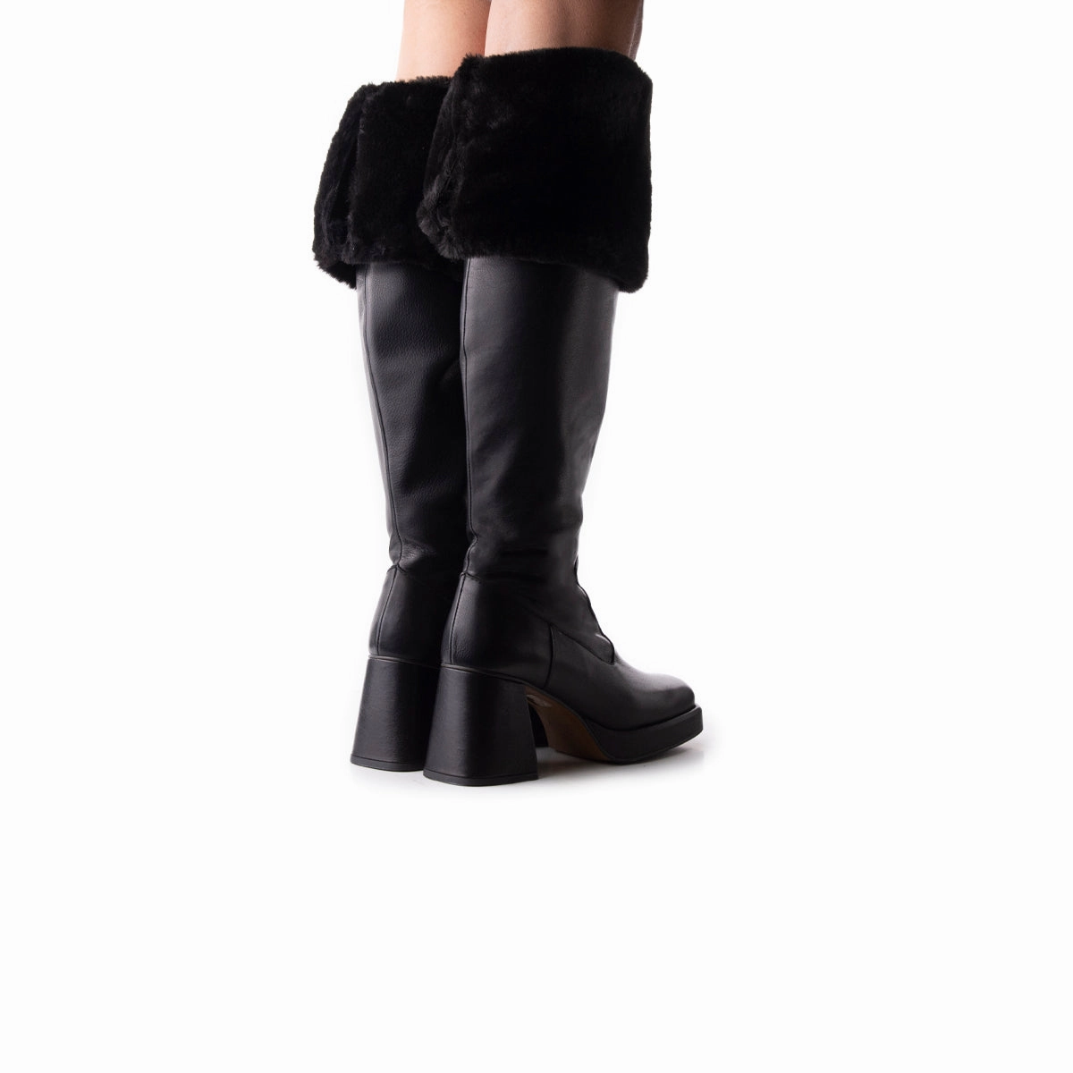 Jesse Black Leather Construction Work Boots