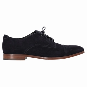 Tabi Lace Up Shoes Jimmy Choo Laced Derby Shoes in Navy Blue Suede