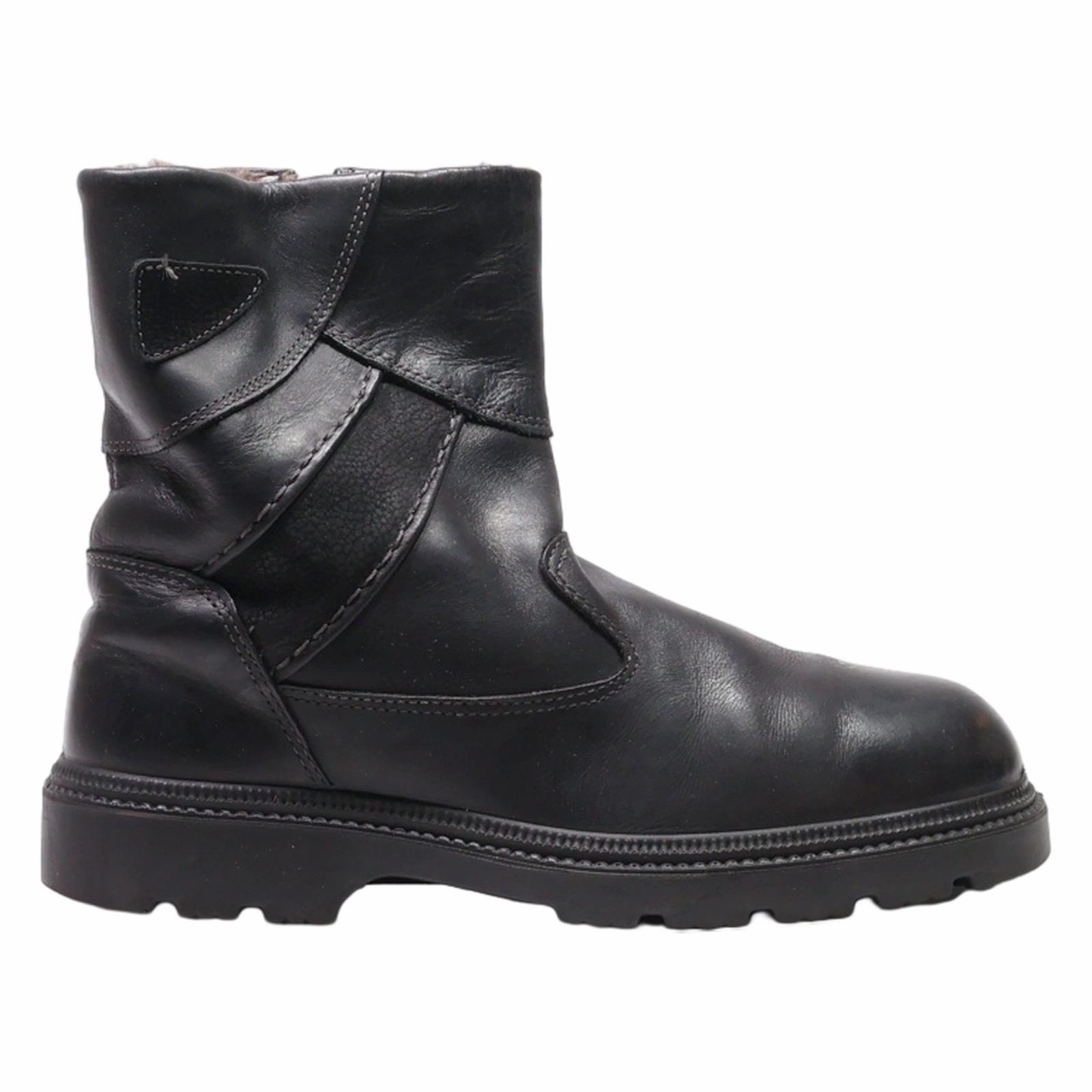 JOMOS Snow Boots Black Leather Mens UK 11 Vans Winter Snow Boots