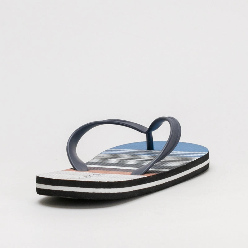 Multi Stripes Flip Flop Zero Sandals