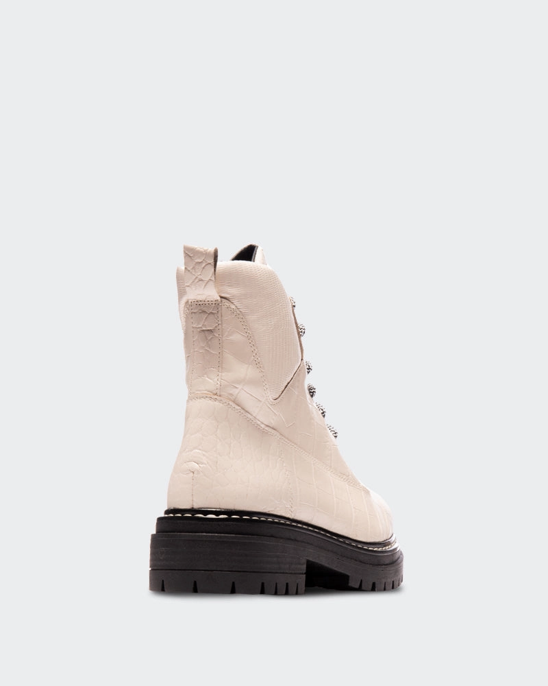 Chelsea Boots With Leggings Kawasaki Off White Croco