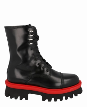 Faux Leather Combat Boots Kira Leather Combat Boots
