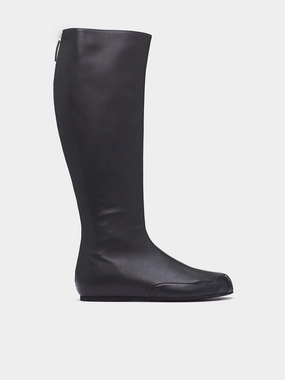 Rios Boots Knee High Foot Boots (NZ707-01-BLACK)