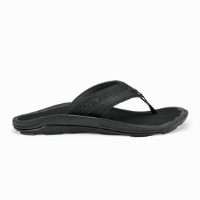 Flip Flops With Designs Kp - Black