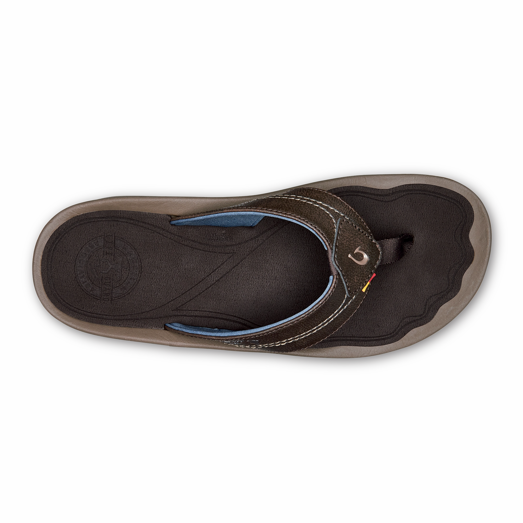 Platform Flip Flops Size 5 Kp - Espresso