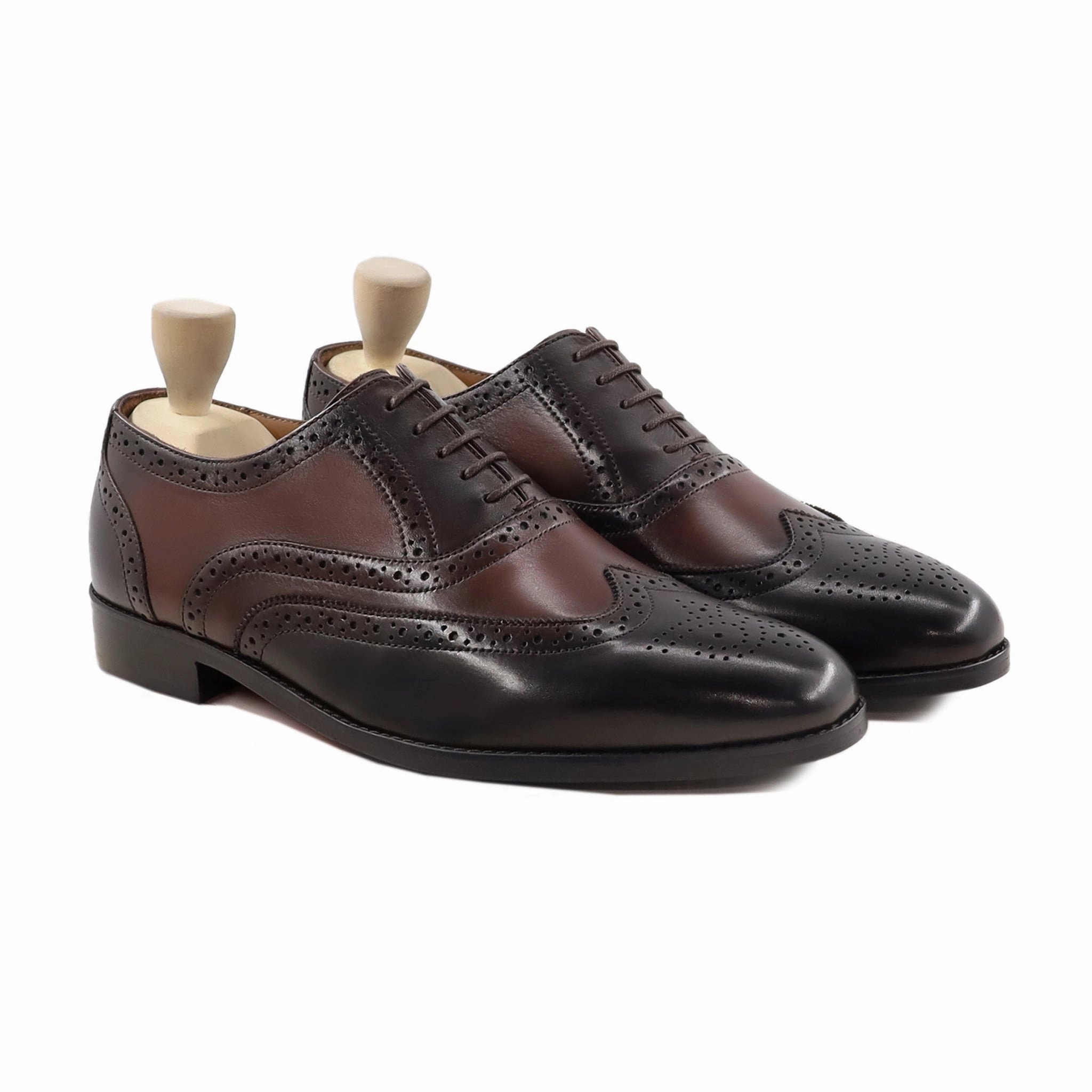 Kyla - Men's Burnished Brown Calf Leather Oxford Shoe Oxford Zerogrand