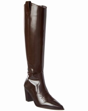 Leddy Boots L'AGENCE Adelle Knee Leather Boot