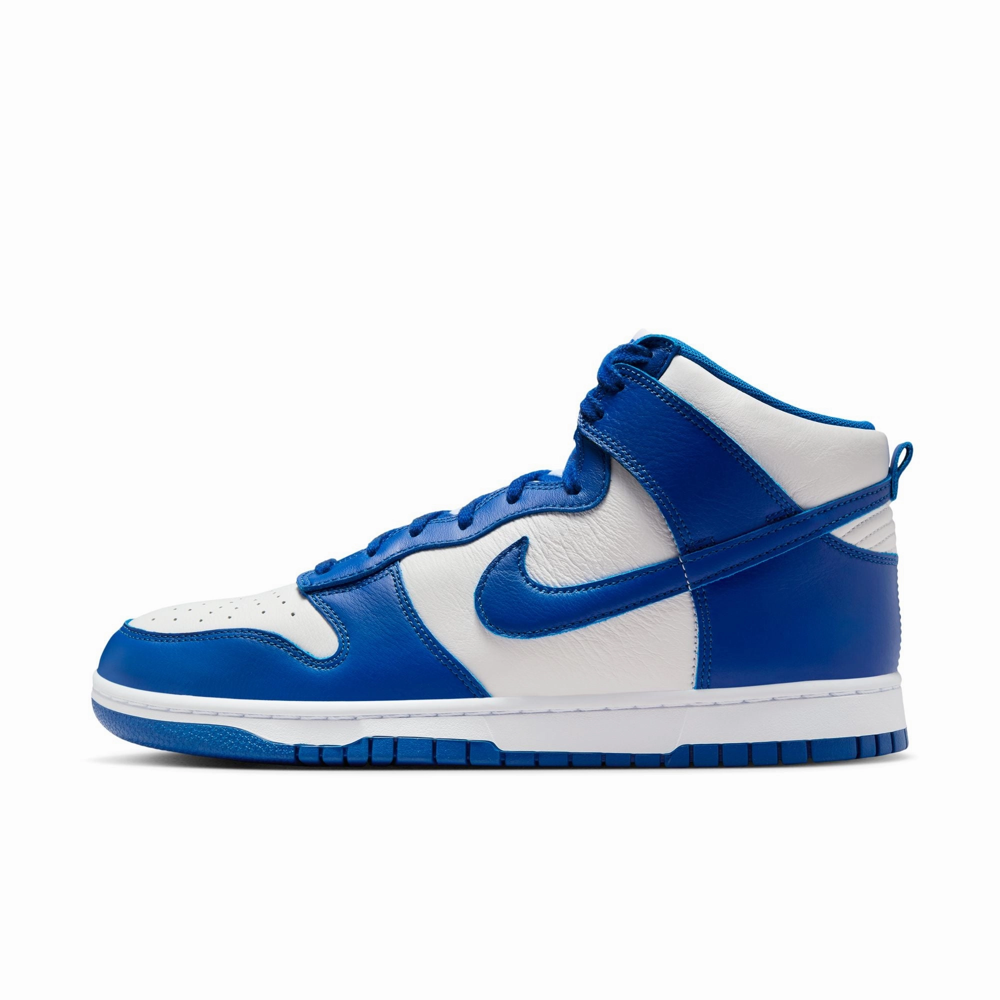 Nike "Dunk High Retro SE" M - White / Team Royal Nike Shiny Shoes