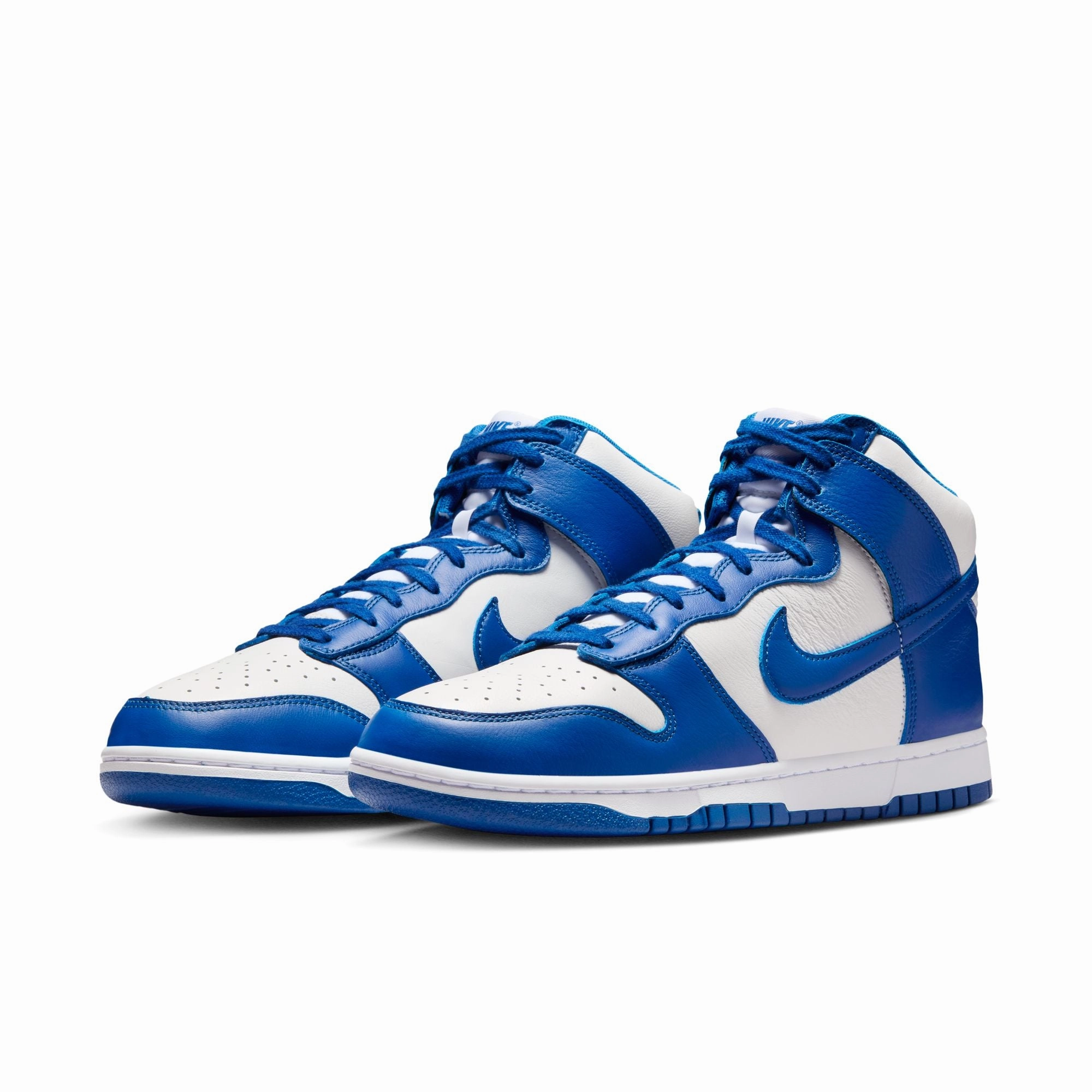 Nike "Dunk High Retro SE" M - White / Team Royal Matching Nike Shoes