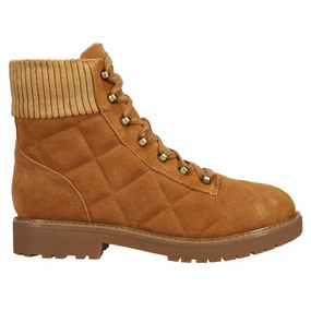 Long Combat Boots For Women Lakely x Martha Stewart Quilted Round Toe Combat Boots