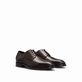 Leather Derby shoes with cap toe Non Shoes