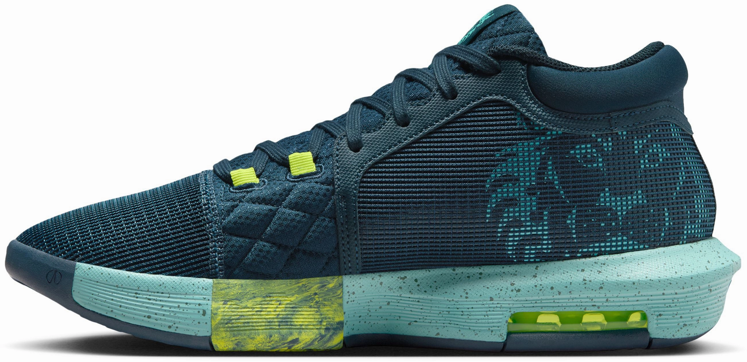 Blue Basketball Shoes Mismatch LeBron Witness 8 Men's Basketball Shoes