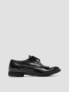 Commando Derby Shoes LEXIKON 550 - Black Leather Derby Shoes