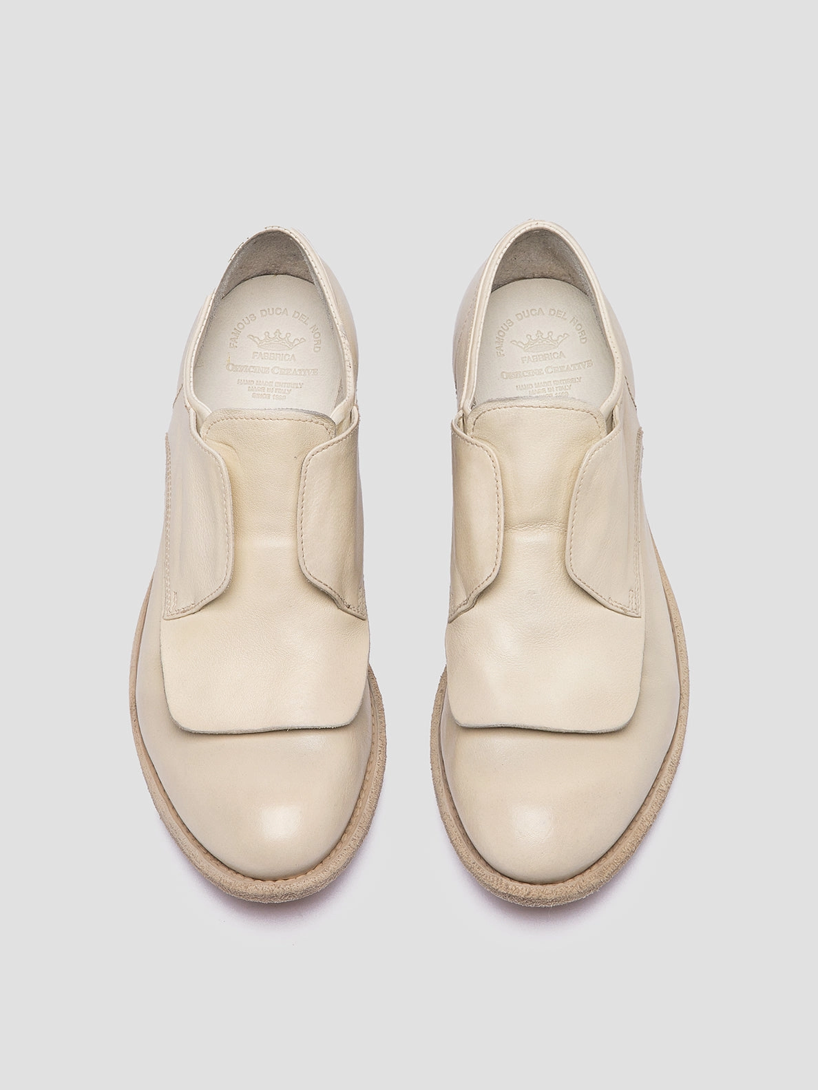 Comfy Derby Shoes LEXIKON 550 - White Leather Derby Shoes