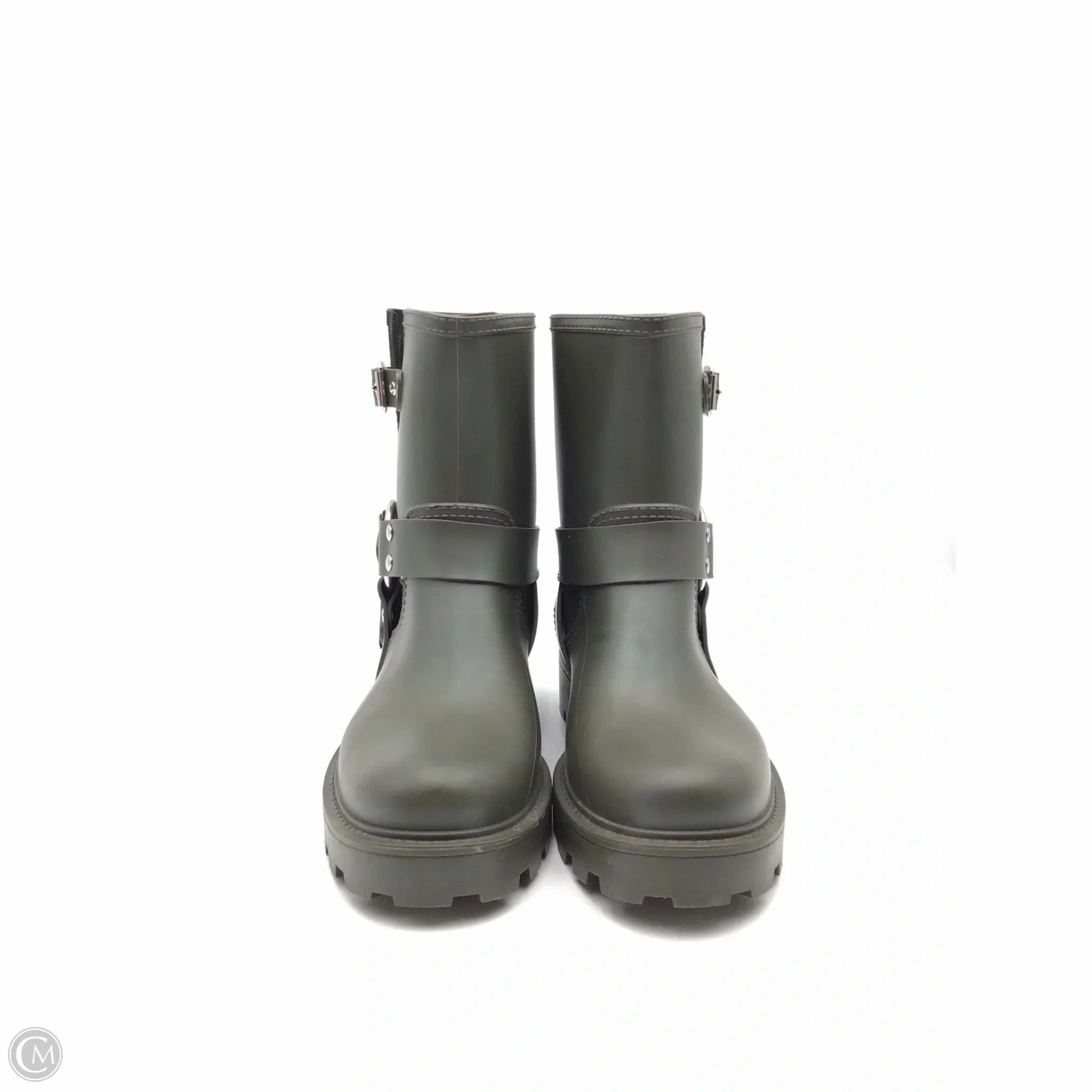 Bcbg Rain Boots Boots Rain By Jeffrey Campbell In Green, Size: 10