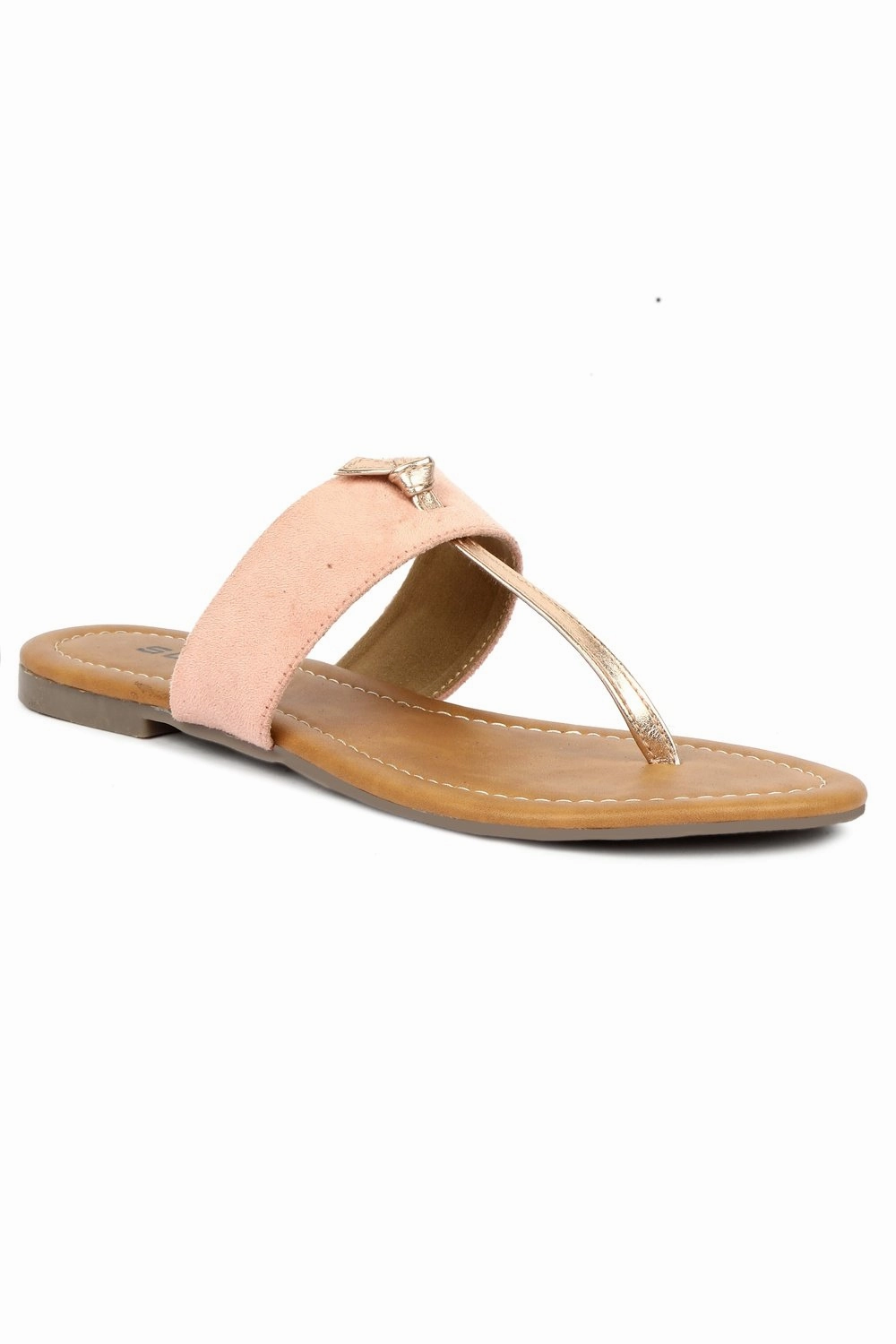 SOLES Pretty Pink Flat Sandals Earthbound Sandals