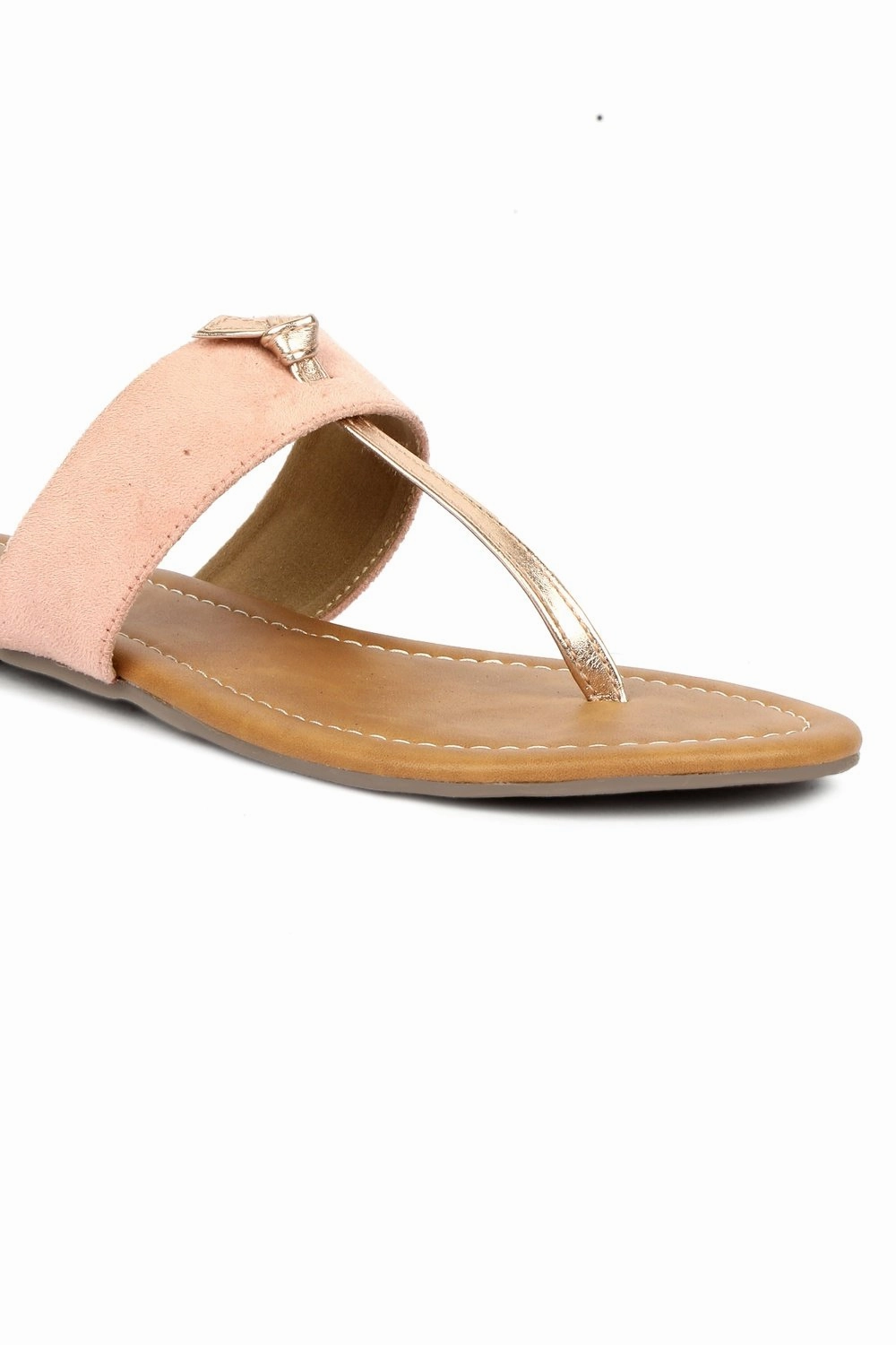 SOLES Pretty Pink Flat Sandals Wedge Shoes And Sandals