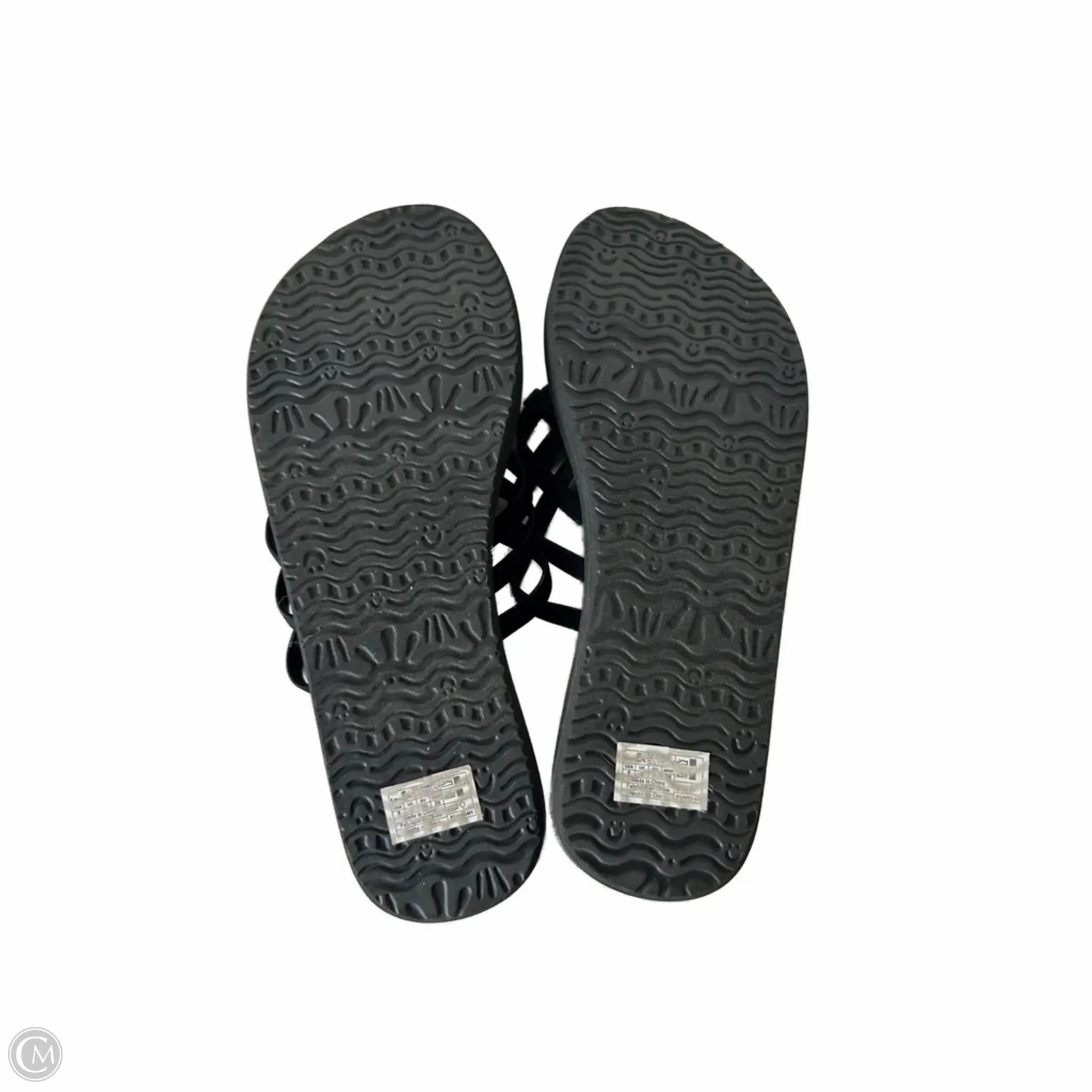 Ortho Flip Flops Sandals Flip Flops By Sanuk In Black, Size: 8
