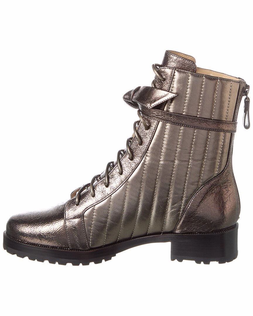 Alexandre Birman Clarita Quilted Leather Combat Boot Best Quality Combat Boots