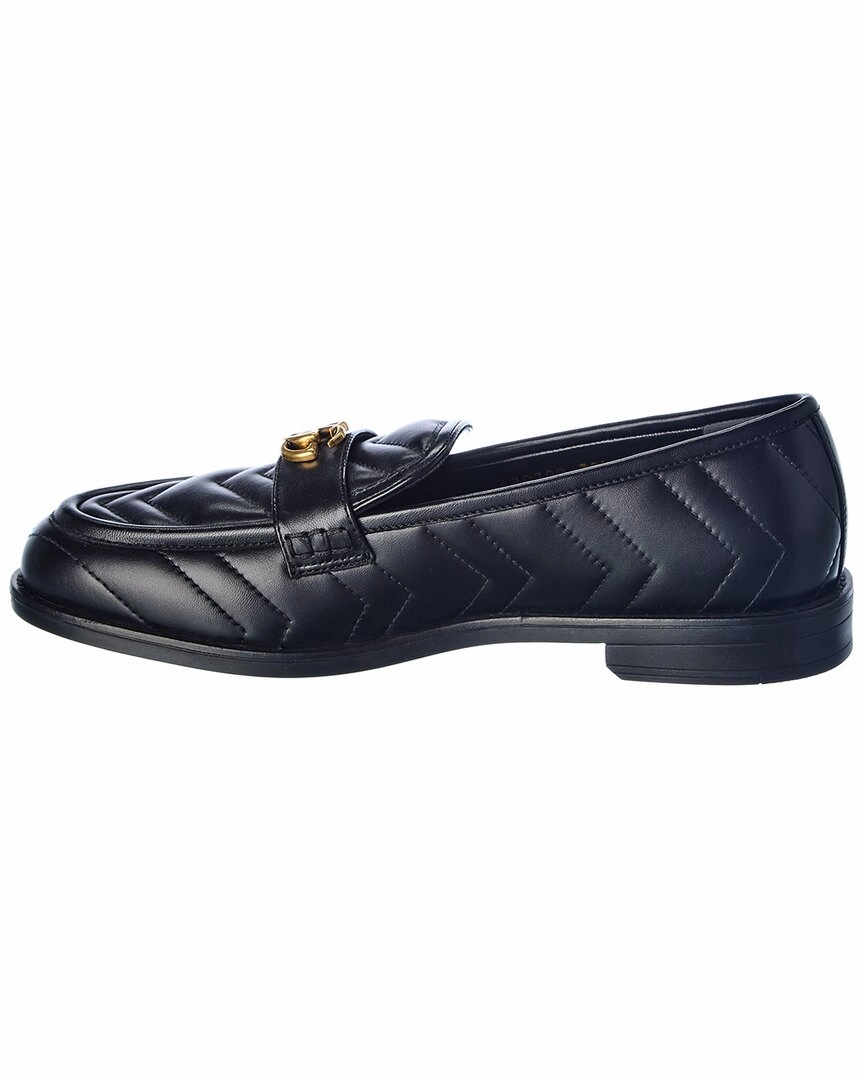 Gucci Double G Leather Loafer Formal Shoes Loafers