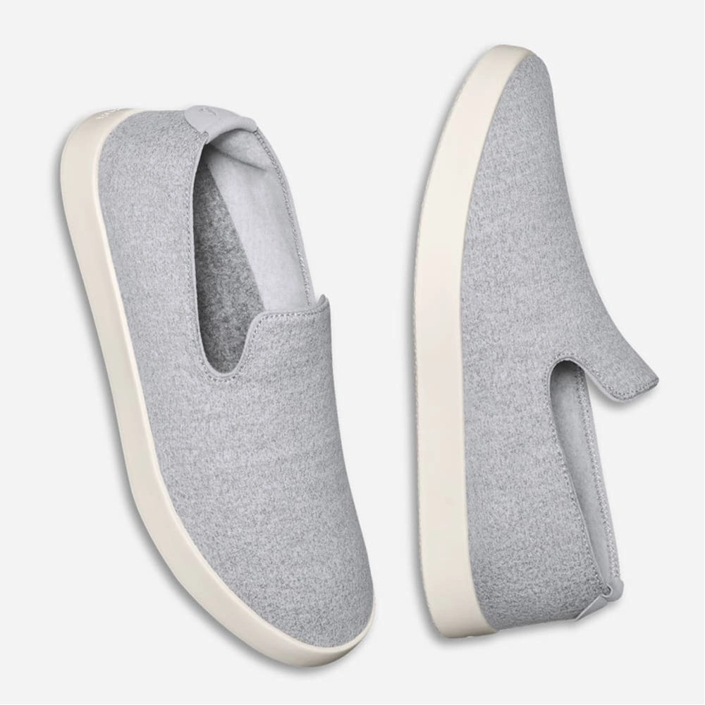 Casual Slip On Boots Allbirds Wool Loungers - LIMITED EDITION - Natural White (White Sole)