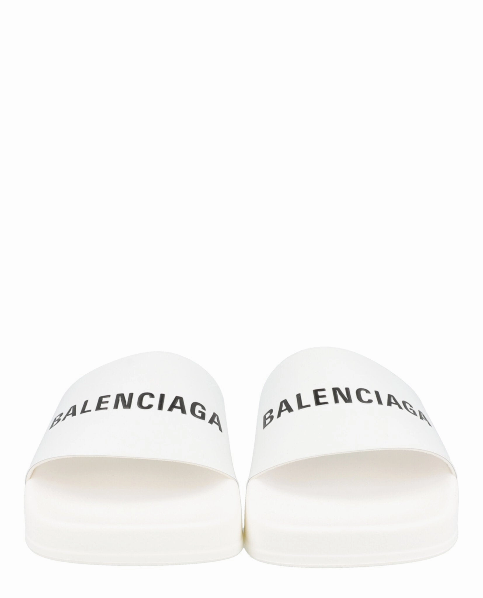 Heeled Slides Logo Pool Slides