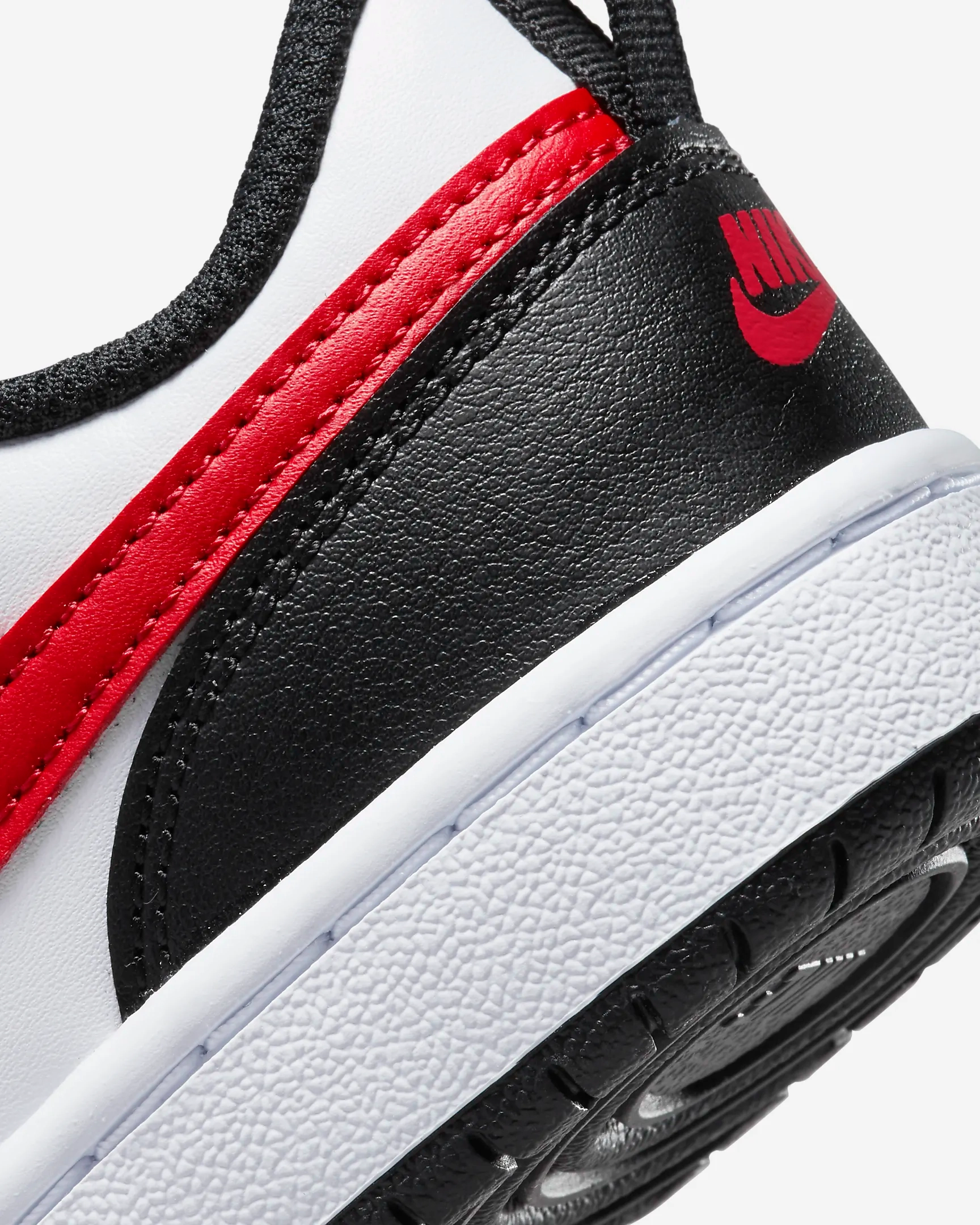 Unreleased Nike Shoes Nike Kid's Court Borough Low 2 Shoes - White / Black / University Red