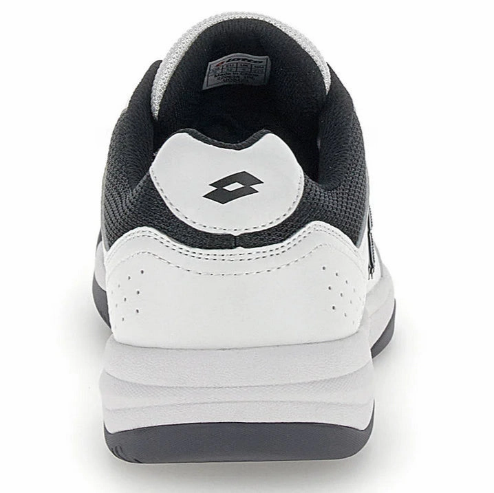 Lotto 220635 1PL Court Logo AMF XX Bianche e Nere: Il Comfort Personalizzato Incontra la Performance Lace-up Tennis Shoes
