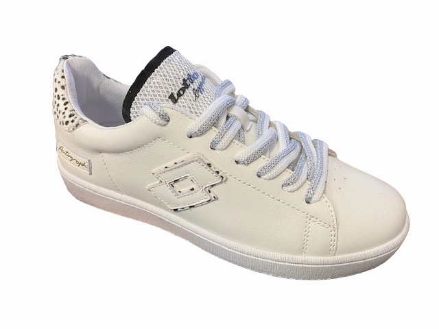 Lotto Leggenda scarpa sneakers da donna Autograph Leo W 219587 1PL bianco-nero Badminton Sneakers