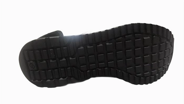 Lotto Leggenda scarpa sneakers da donna Wedge Metal NY 215092 5A5 nero-argento Bottom Of Sneakers