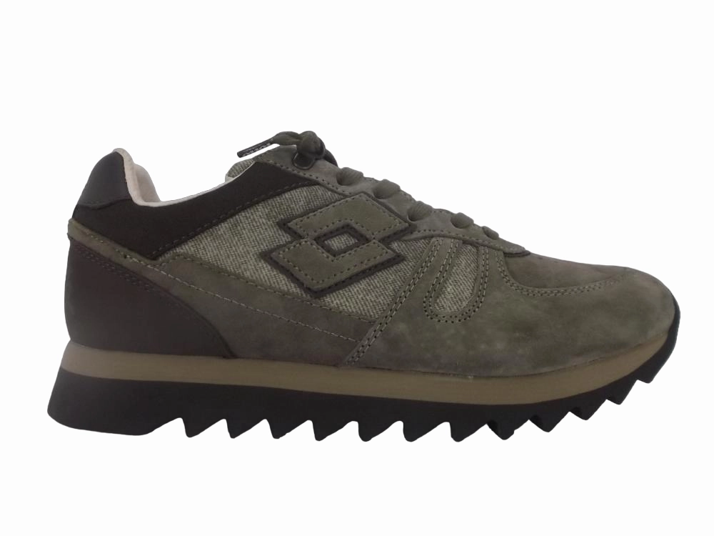 Orthopedic Sneakers Lotto Leggenda sneakers da uomo Osaka T0825 verde oliva
