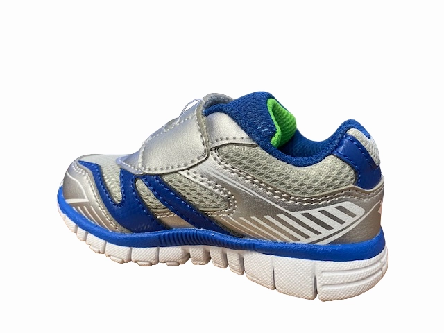 Lotto scarpa da ginnastica da bambino con strappo  Zenith VI S4602 grigio All Leather Sneakers