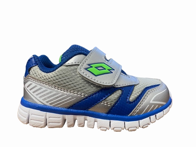 Lotto scarpa da ginnastica da bambino con strappo  Zenith VI S4602 grigio Running Sneakers For Wide Feet