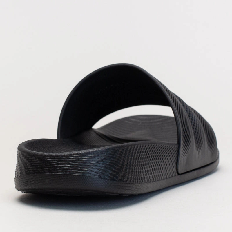 Texture Slide Sandals Footjob