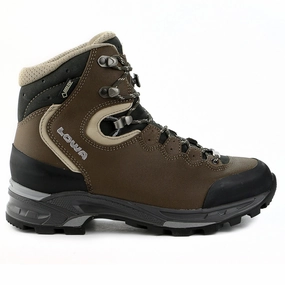 Used Vasque Hiking Boots Lowa Vivione II GTX Trekking Hiking Boot Shoe - Dark Brown/Beige - Womens
