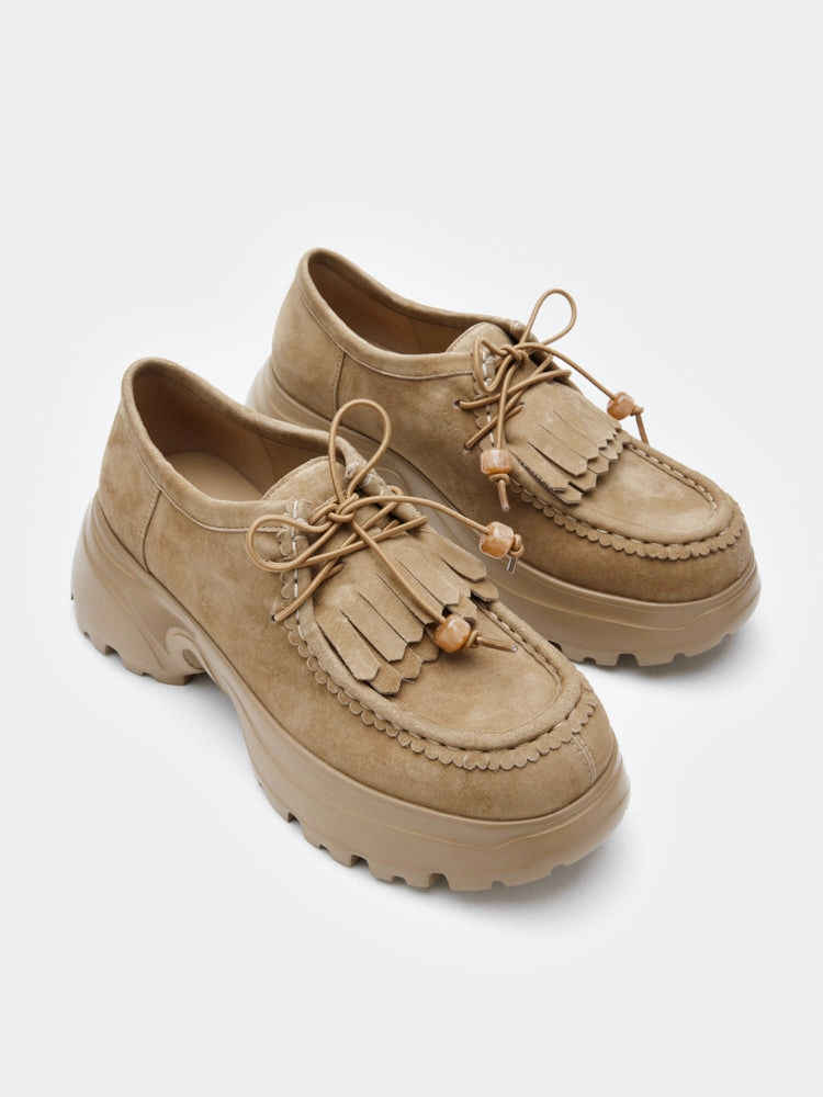 Beefroll Loafers Maeve Suede Fringed Loafers