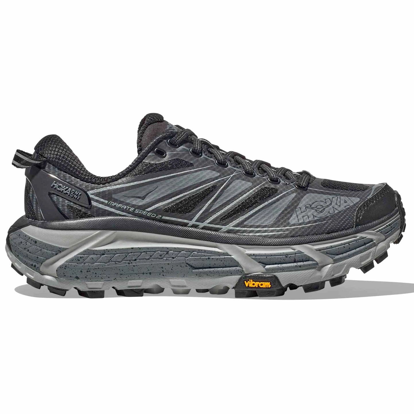 Mafate Speed 2 Origins Trail Shoes Black / Castlerock Best Trail Running Shoes For Flat Feet
