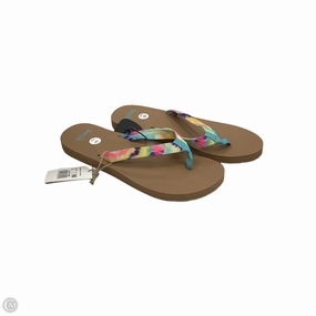 Sandals Flip Flops By Sanuk In Multi-colored, Size: 10 Bow Flip Flops