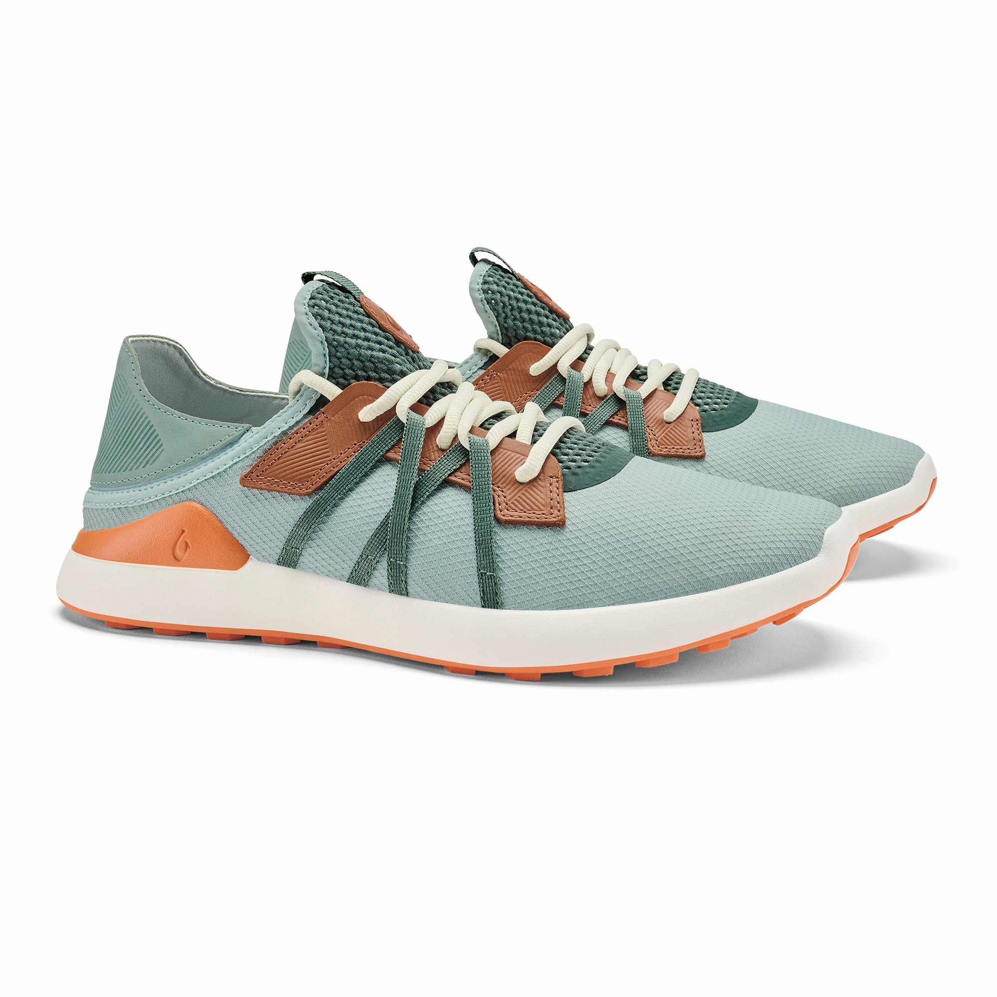 Champion Tennis Shoes Manele - Pale Moss / Molten Orange