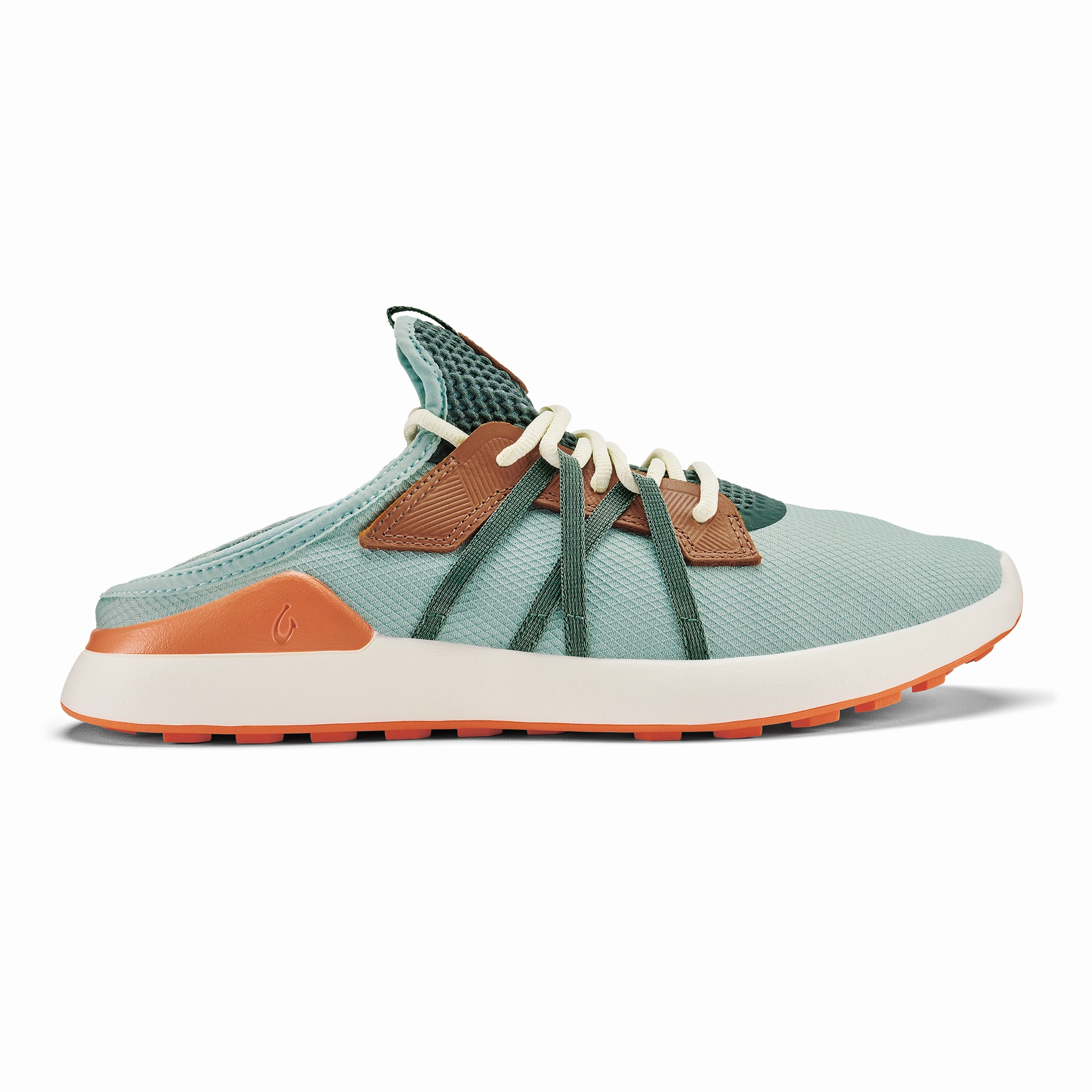 Manele - Pale Moss / Molten Orange Fringe Tennis Shoes