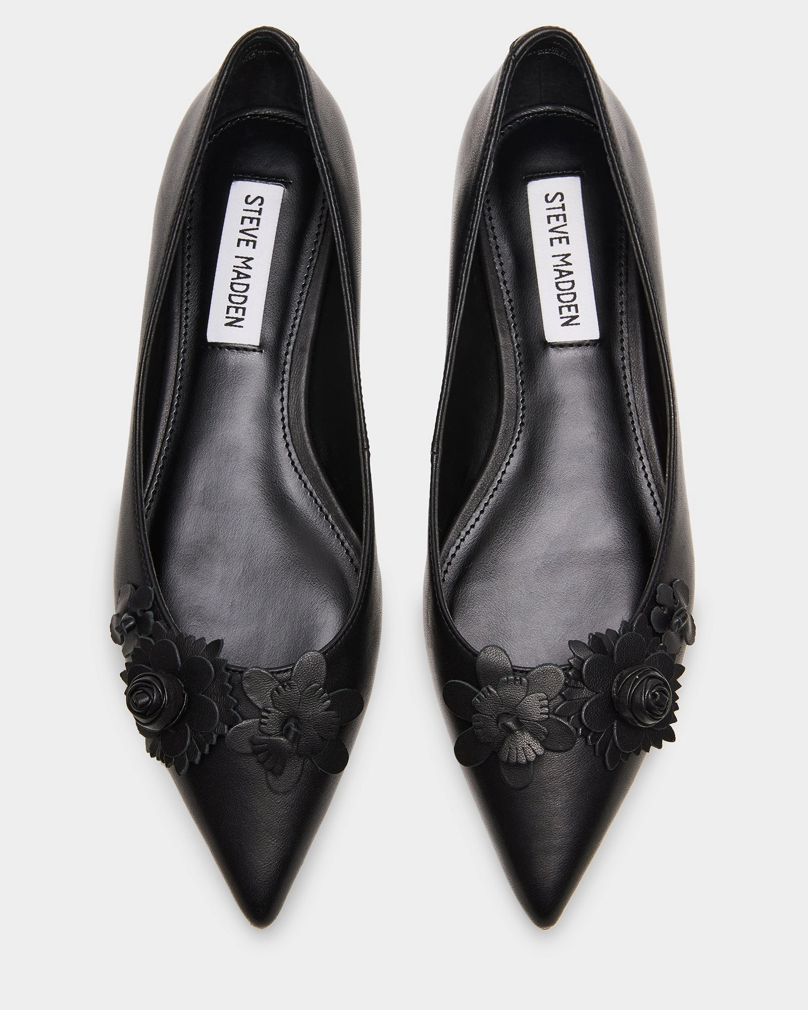 Leather Woven Flat Shoes MARIA BLACK LEATHER - SM REBOOTED