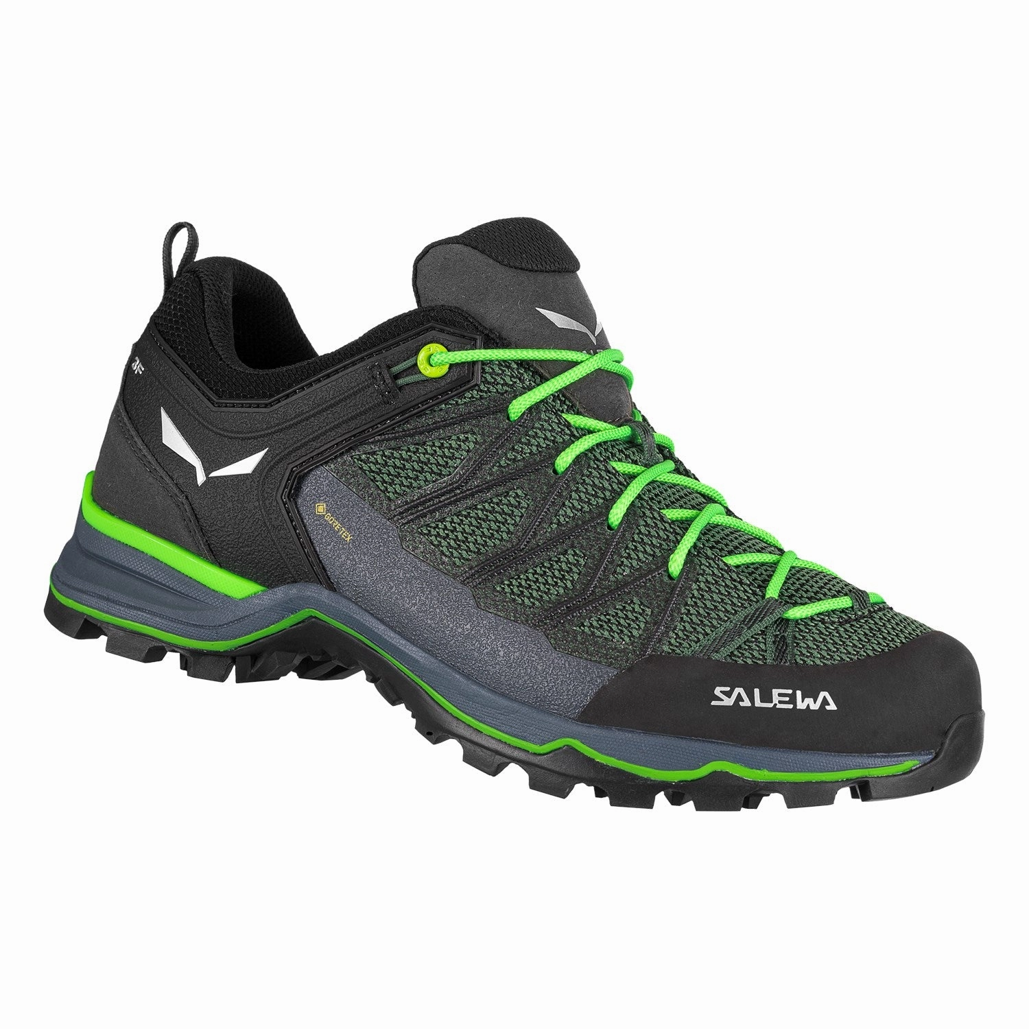 Climbing Shoes Like Vs SALEWA MOUNTAIN TRAINER LITE GORE-TEX MEN'S SHOES - Green Myrtle