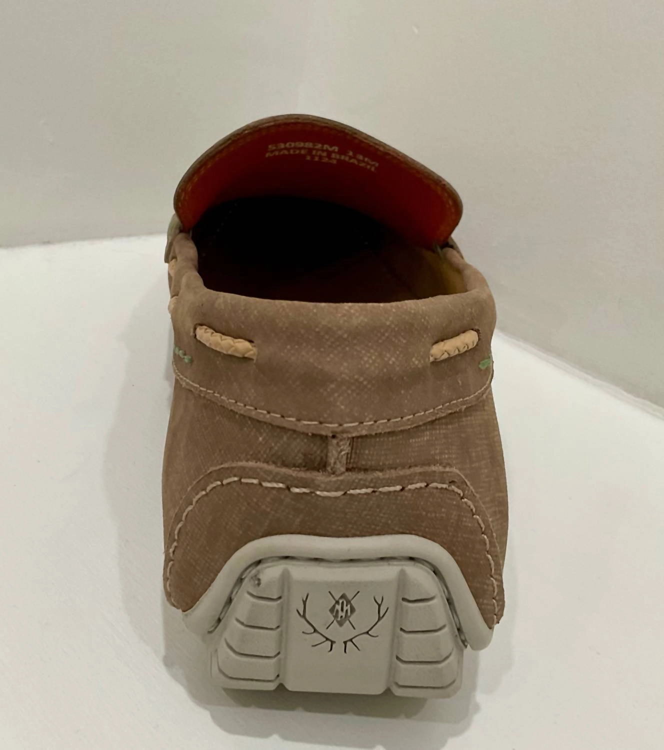 Loafers Memory Foam Men's Bermuda Nubuck Braided Bit Loafers In Sand